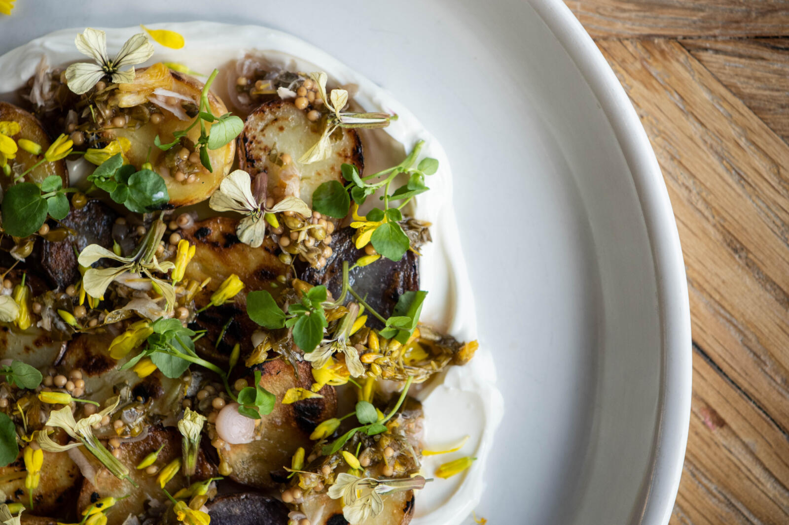 Foraged Herb Relish, Executive Chef Joey Edwards