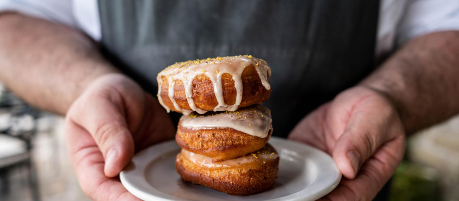Apple Fennel Doughnuts
