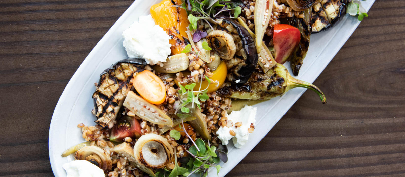 Grain, Vegetable and Brebis Salad