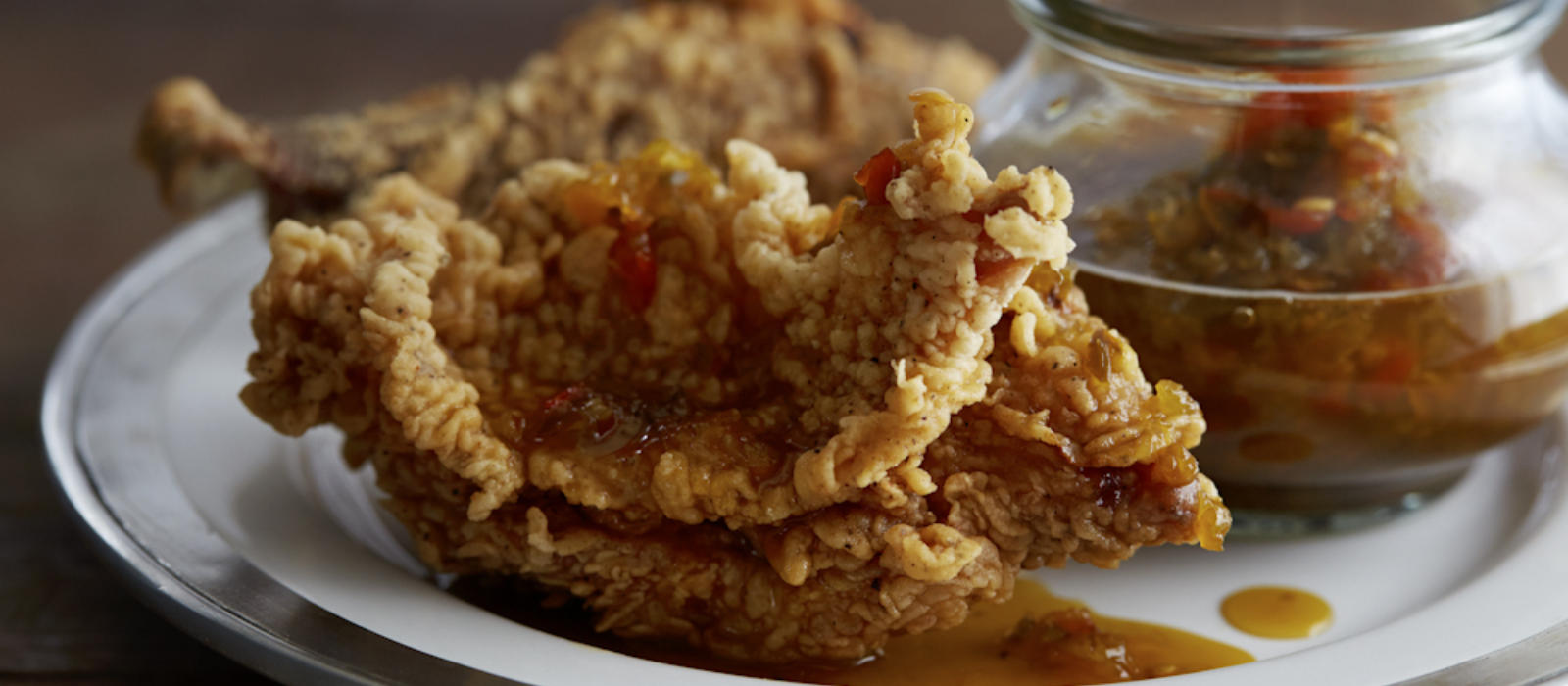 Blackberry Farm Pepper Jam and Honey Drizzle