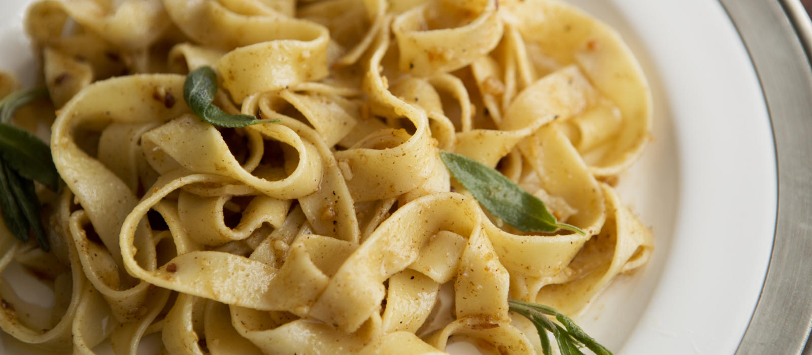 Fettuccini with Blackberry Farm Black Walnut Butter Sauce
