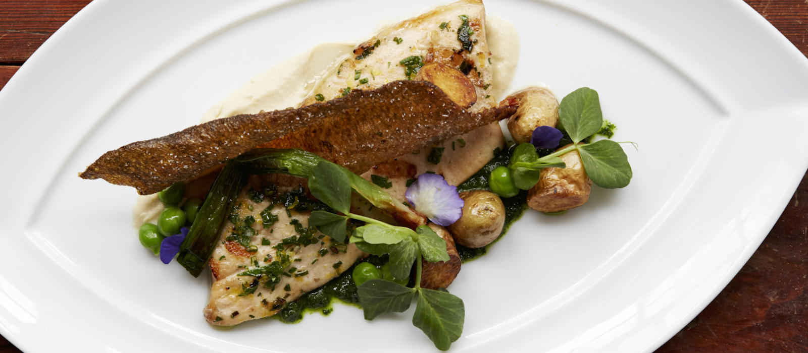 Grilled Carolina Trout with Fingerling Potatoes