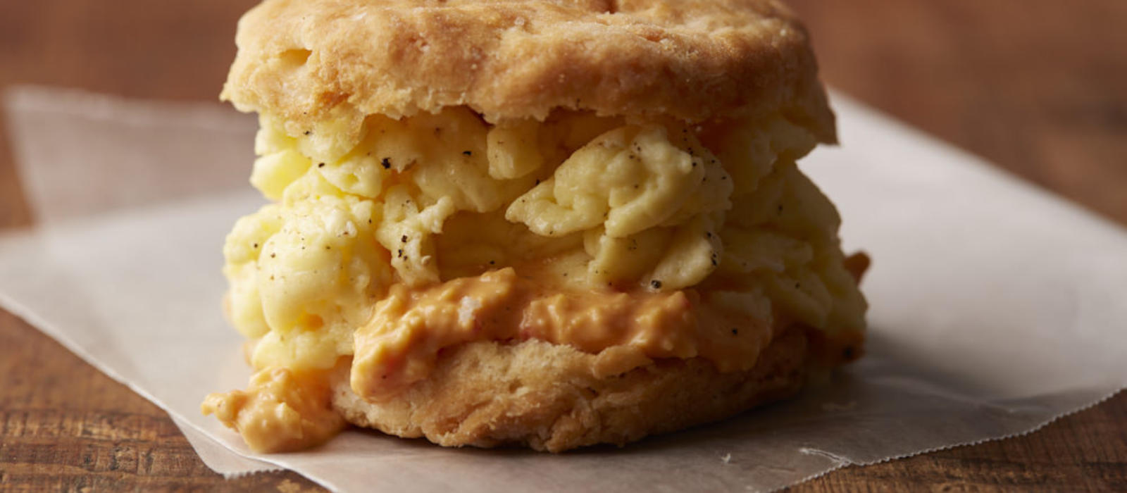 Blackberry Farm Pimento Cheese and Egg Biscuit