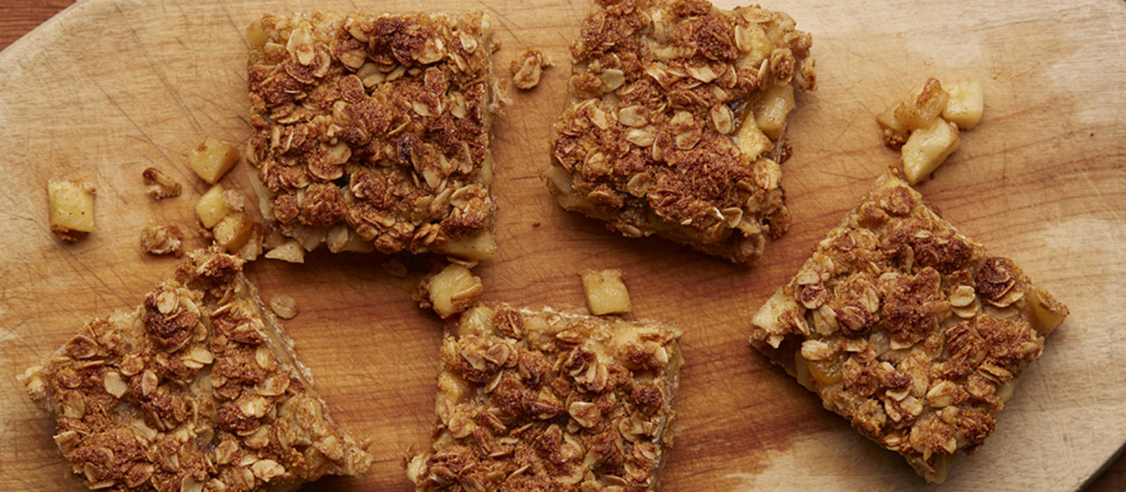 Gluten and Dairy Free Apple Raisin Oat Bars