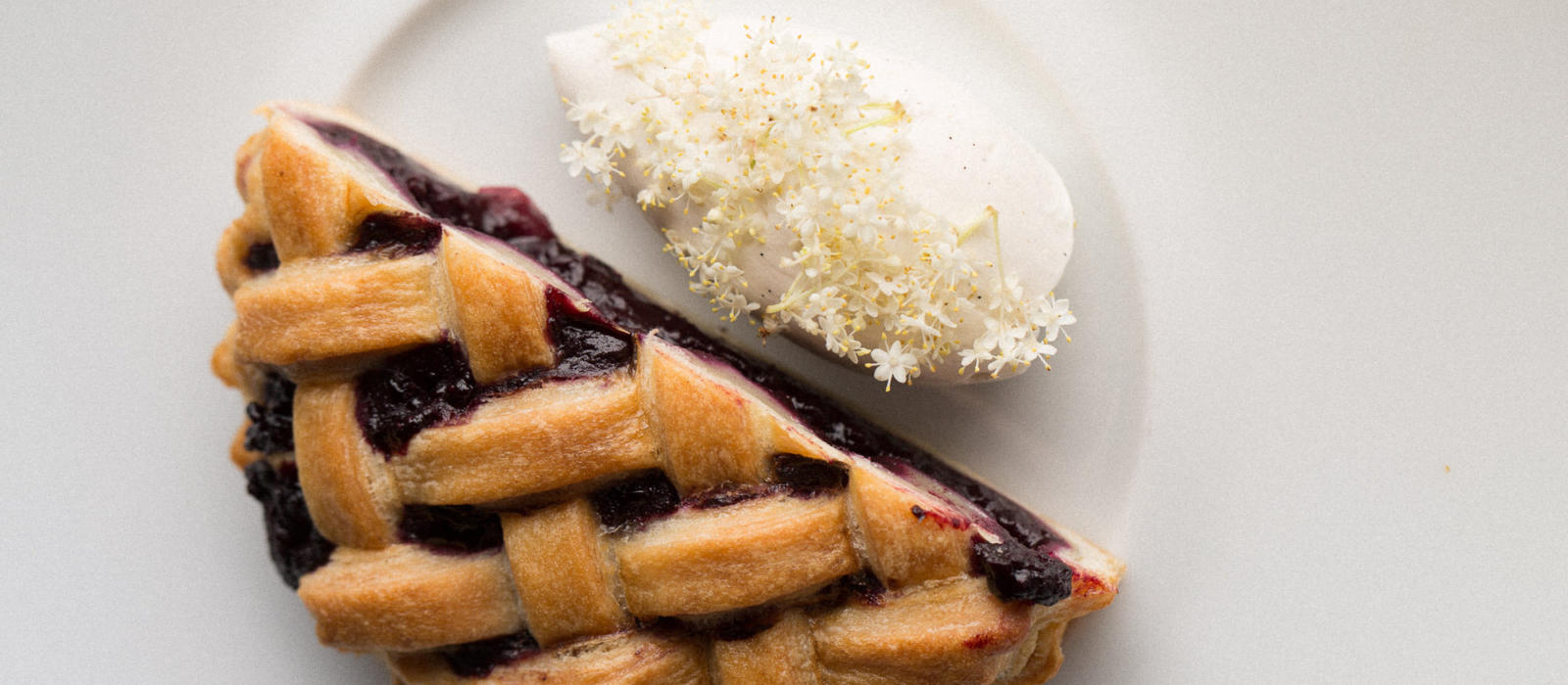 Blueberry and Elderflower Pie