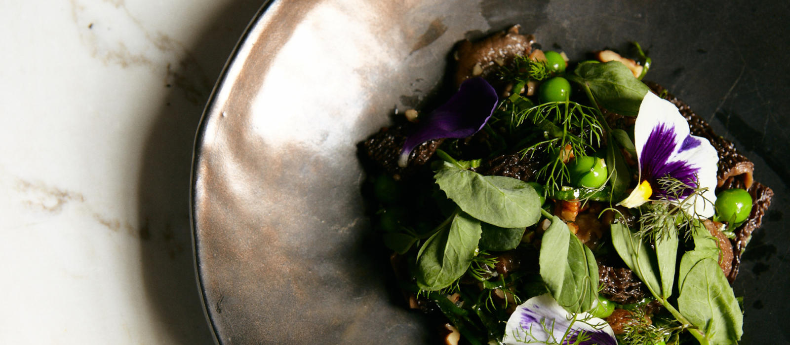 Roasted Mushroom Salad with Garden Herbs