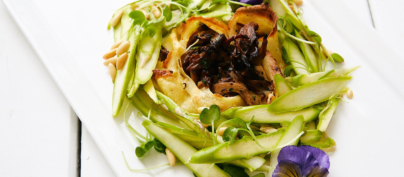 Main House Mushroom Crepe