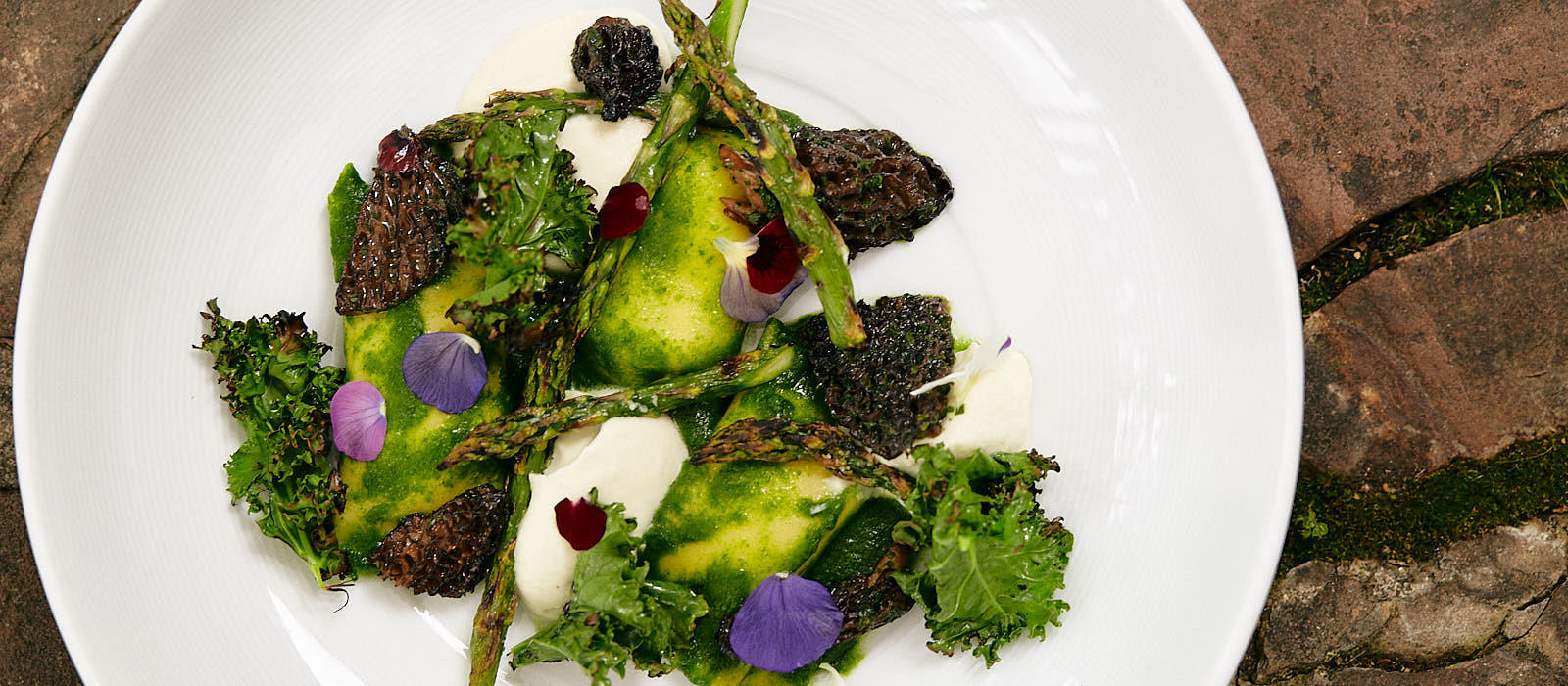 Garlic and Brebis Filled Pasta