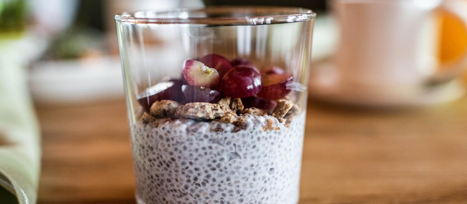 Chia Pudding with Maple Crumble