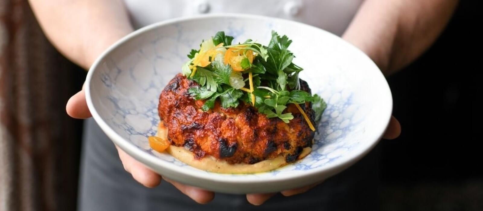 Harissa Roasted Cauliflower