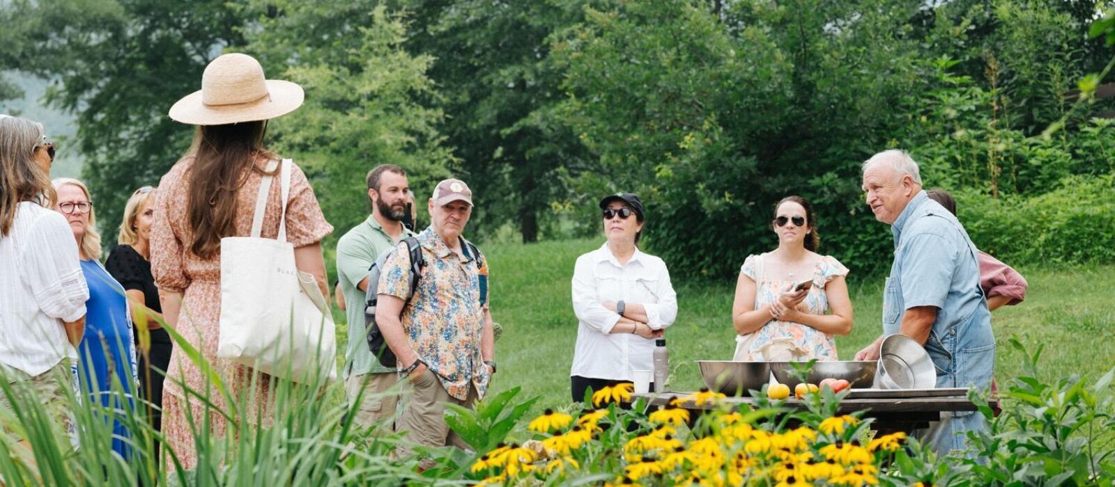 Looking Back: Connecting in the Garden