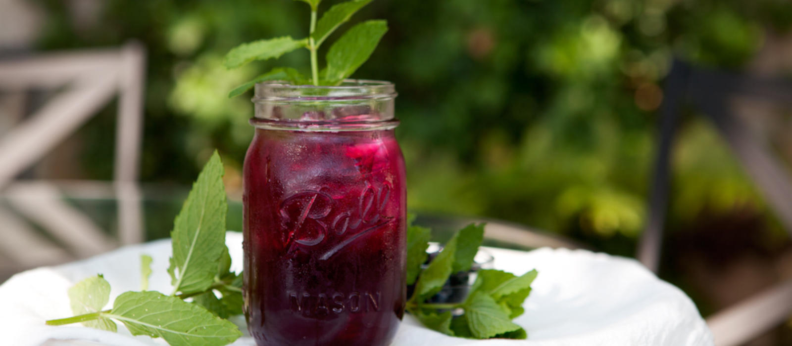 Blueberry Mint Tea