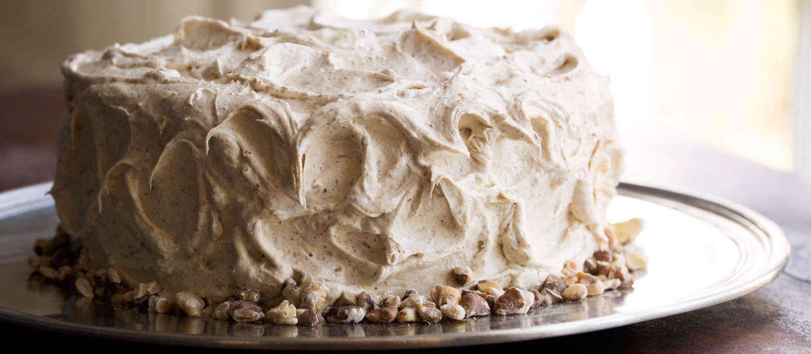 Carrot Cake with Pecan Sorghum Icing