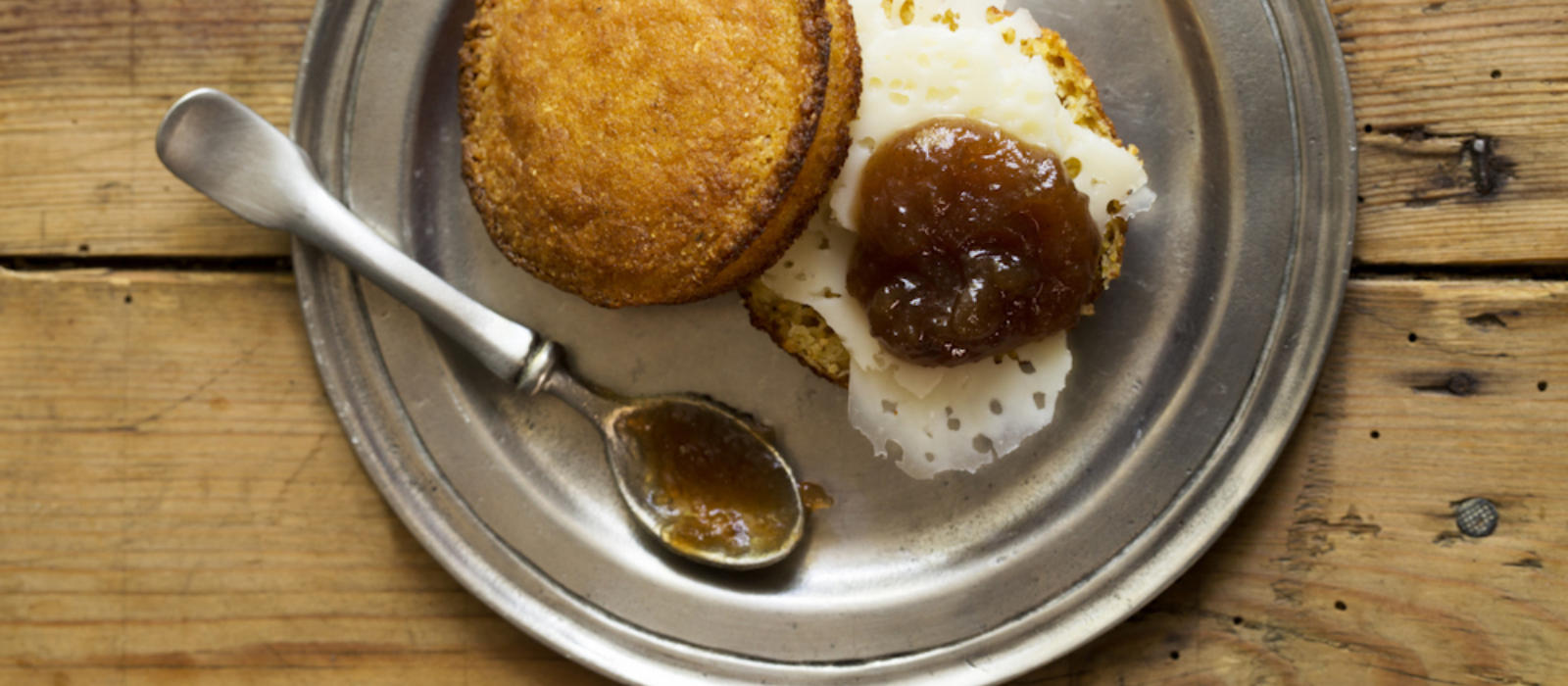 Blackberry Farm Cornbread Muffins with Apple Onion or Strawberry Ramp Jam