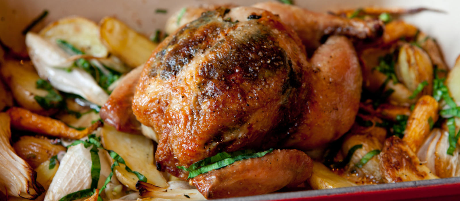 Le Creuset Kitchen Sessions with Chef Joseph Lenn and Roasted Chicken