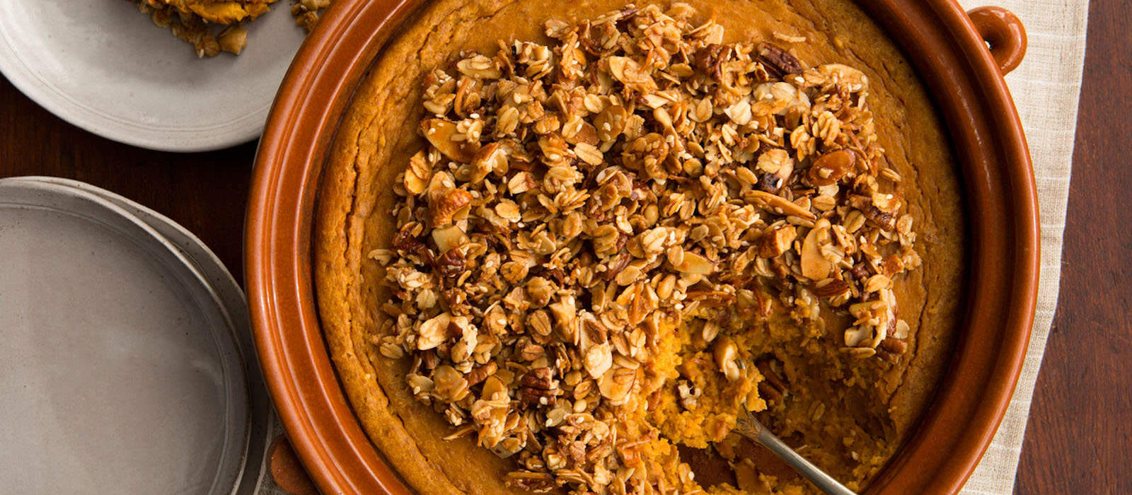 Sweet Potato Casserole with Blackberry Farm Grain and Nut Granola