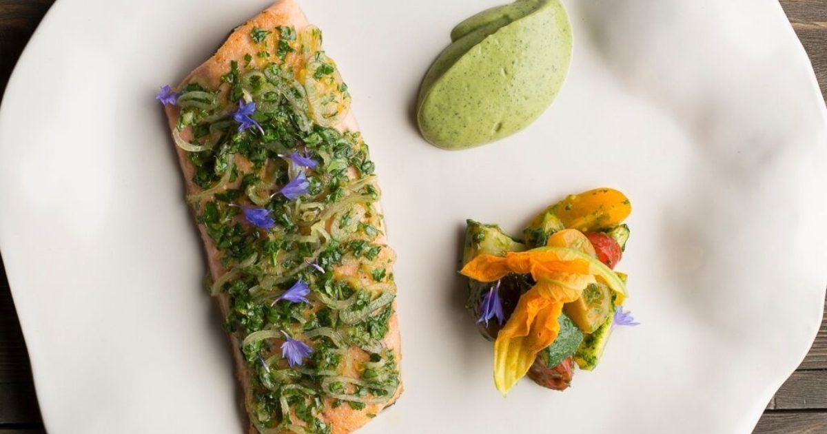 Wood Grilled Trout Blackberry Magazine