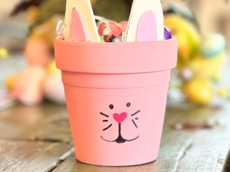 Camp Blackberry Bunny Planter
