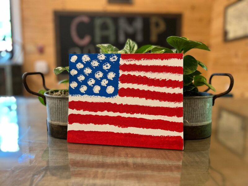 Red, White, Blue and Pom-Pom