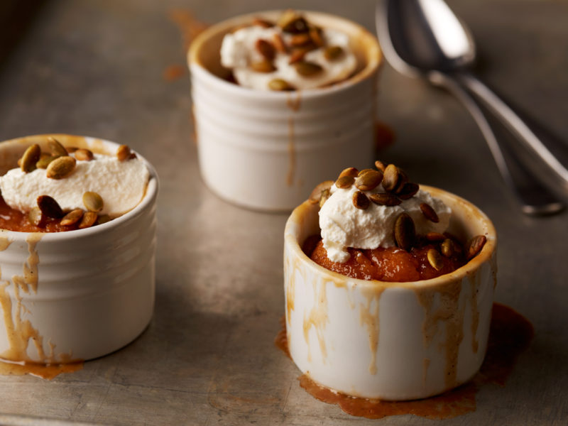 Sticky Pumpkin Pudding Cake with Whiskey and Browned Butter