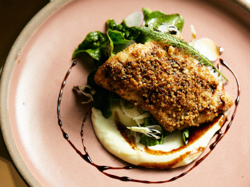 Walnut-Crusted Fish