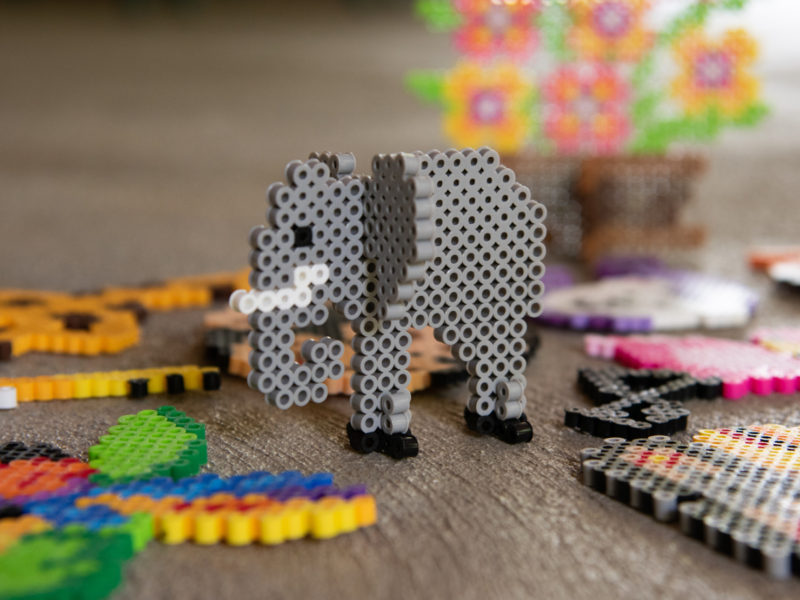 Perler Bead Crafts at Camp