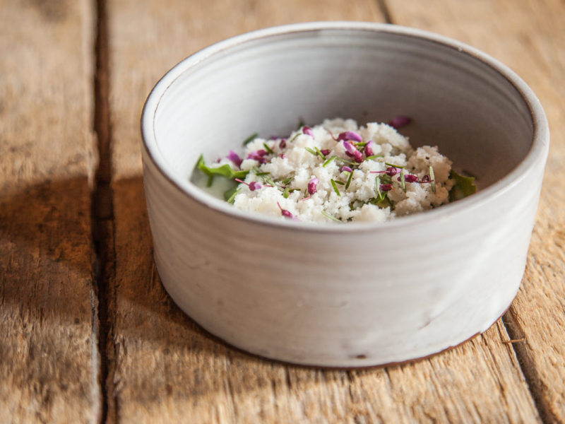 Dessert from The Barn with Buttermilk and Spruce