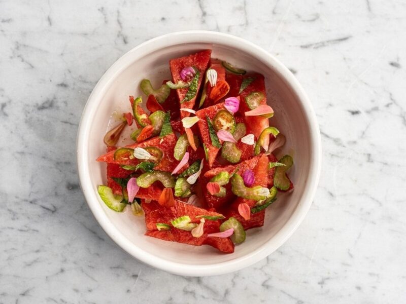 Watermelon and Celery Salad