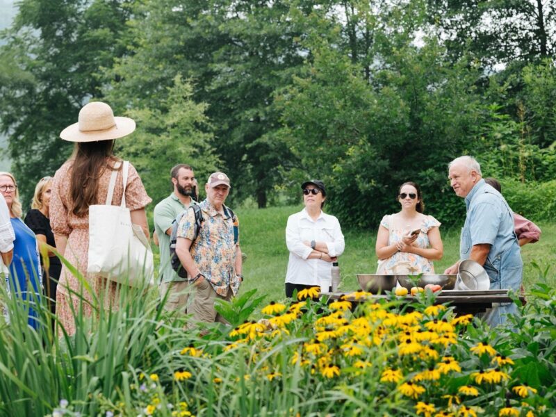 Looking Back: Connecting in the Garden