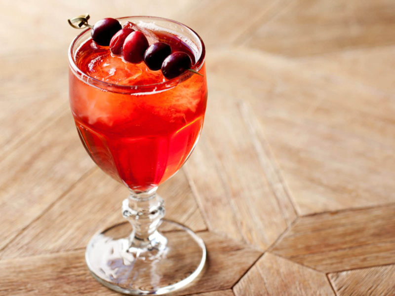 Cranberry Aperol Fizz