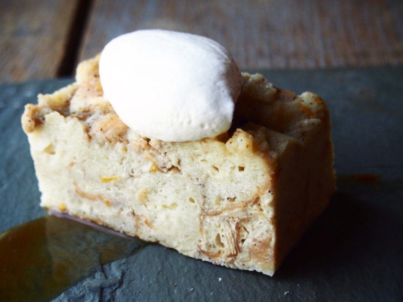 Bourbon Orange Bread Pudding