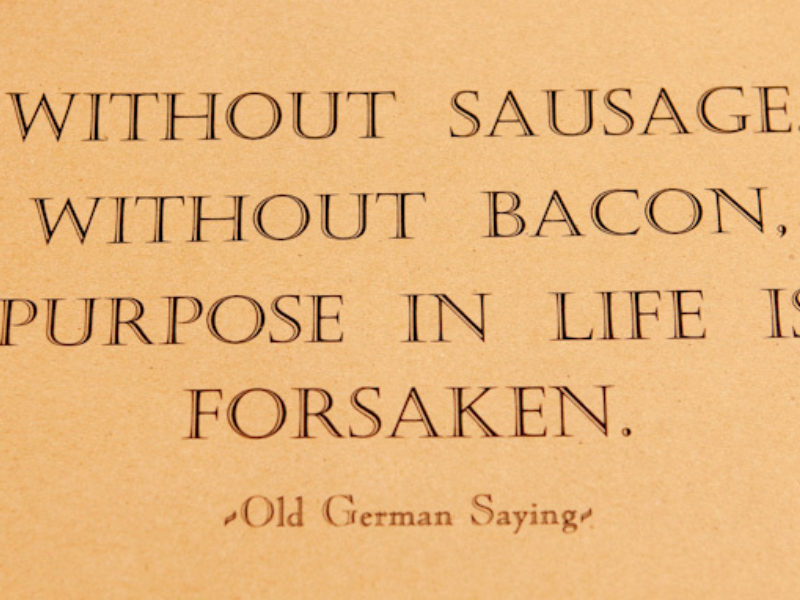 Butcher Shop Philosophy