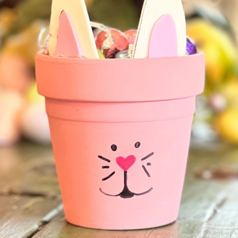 Camp Blackberry Bunny Planter