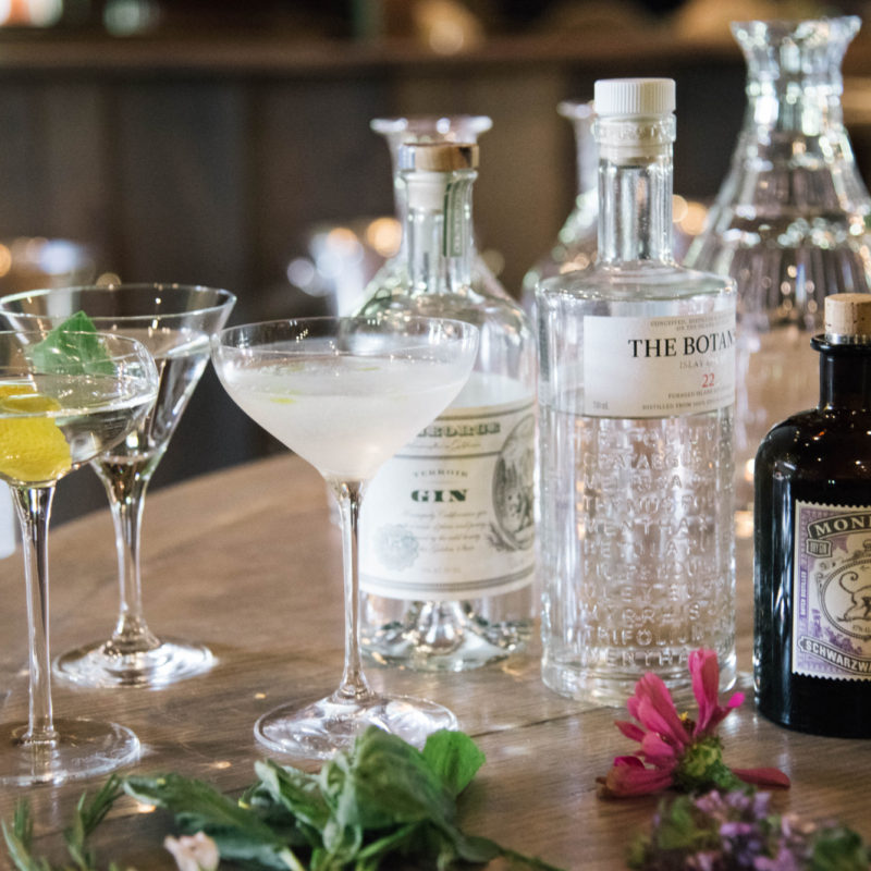 Gin Martini with Seasonal Olive Oil