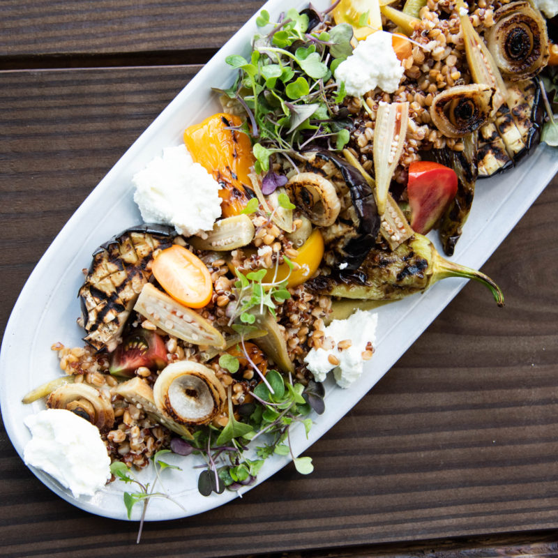 Grain, Vegetable and Brebis Salad