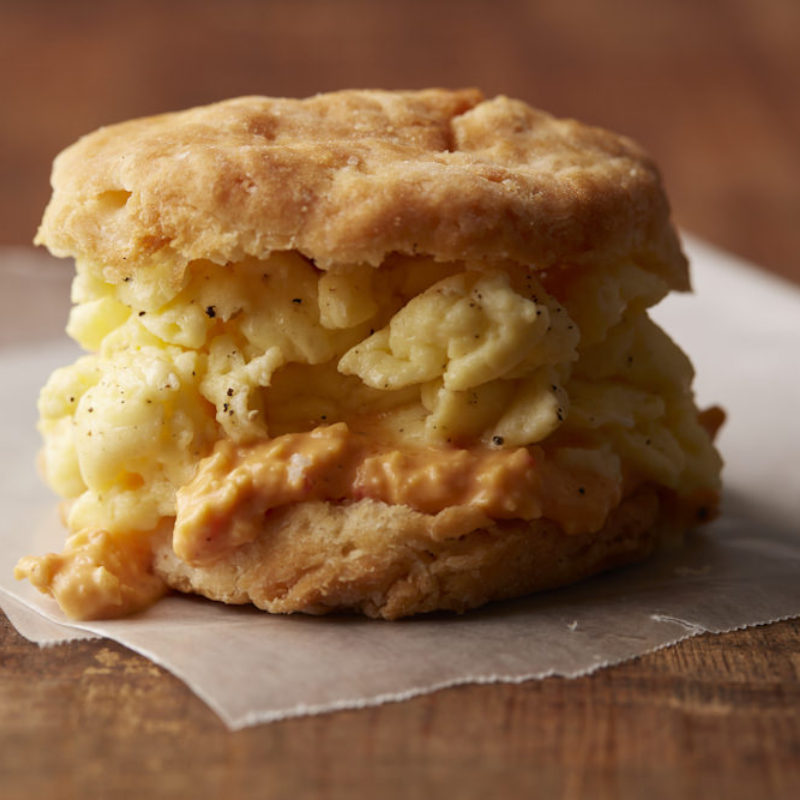 Blackberry Farm Pimento Cheese and Egg Biscuit