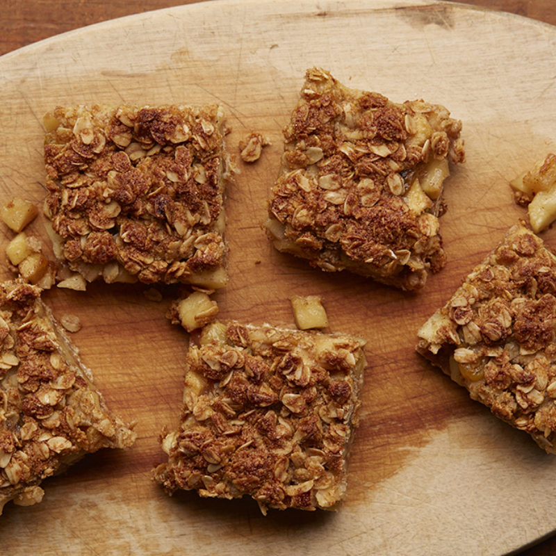 Gluten and Dairy Free Apple Raisin Oat Bars