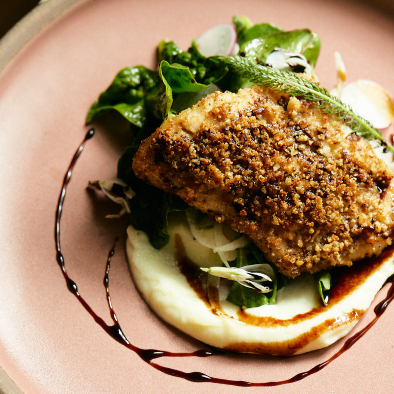 Walnut-Crusted Fish