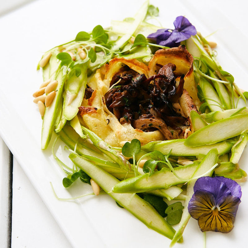 Main House Mushroom Crepe