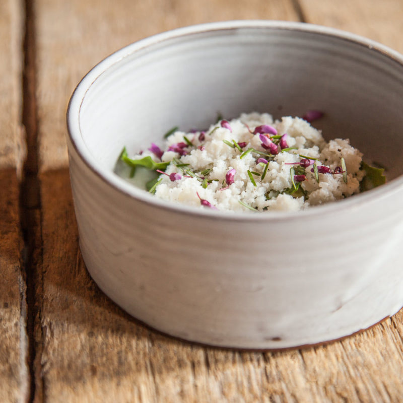 Dessert from The Barn with Buttermilk and Spruce