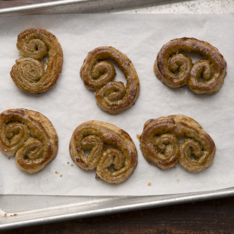 Mint, Orange-Rye Palmiers