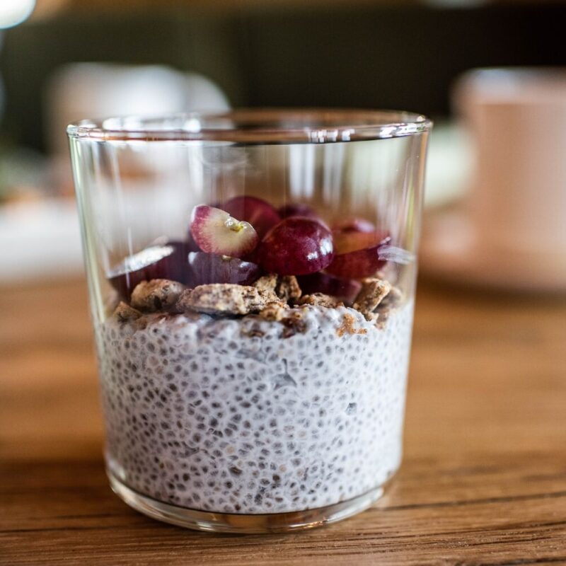Chia Pudding with Maple Crumble