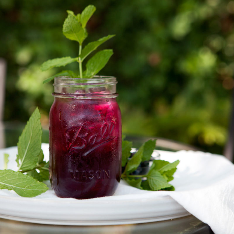 Blueberry Mint Tea