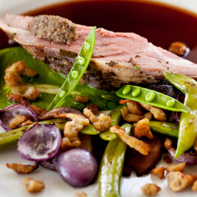 Brown Sugar and Rosemary Rubbed Lamb Shoulder by Chef Josh Feathers