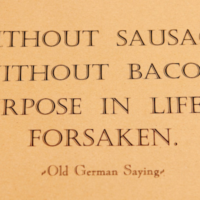 Butcher Shop Philosophy