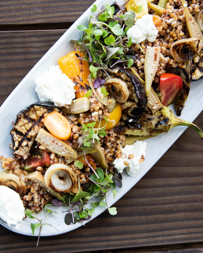 Grain, Vegetable and Brebis Salad