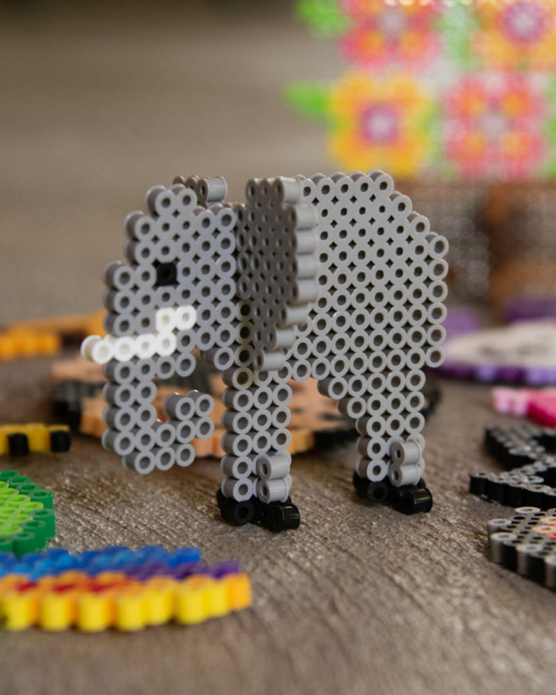 Perler Bead Crafts at Camp