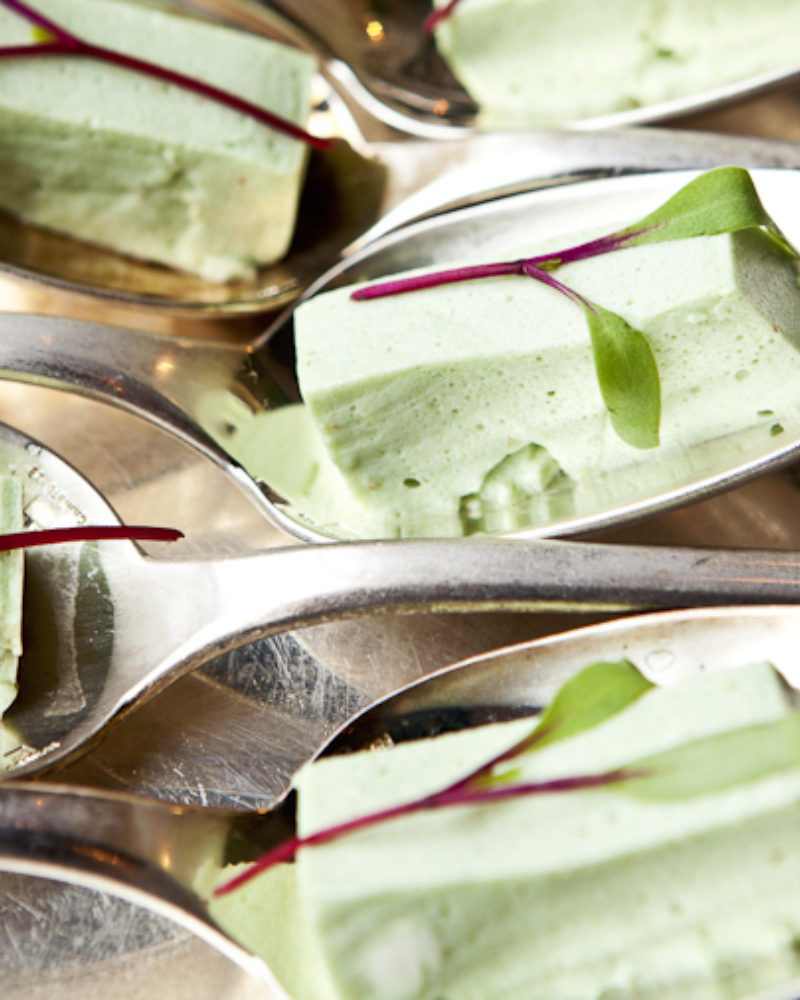 Seafoam Jello Salad Shooters