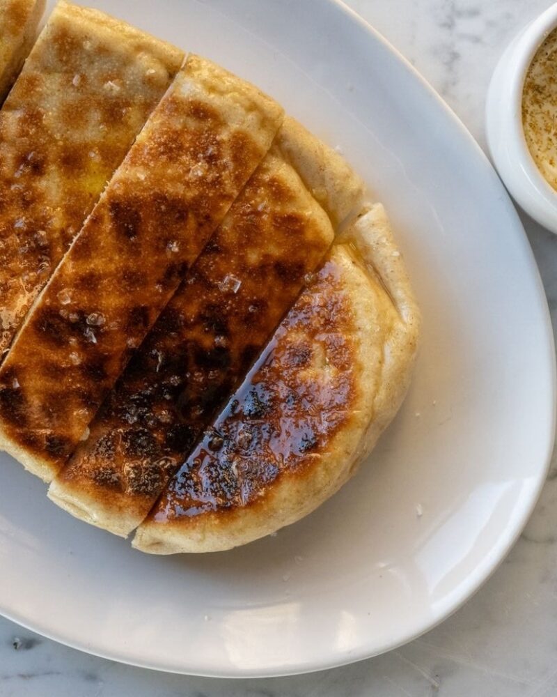 Grilled Sourdough Flatbread
