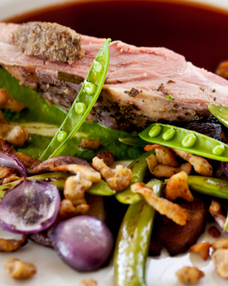 Brown Sugar and Rosemary Rubbed Lamb Shoulder by Chef Josh Feathers